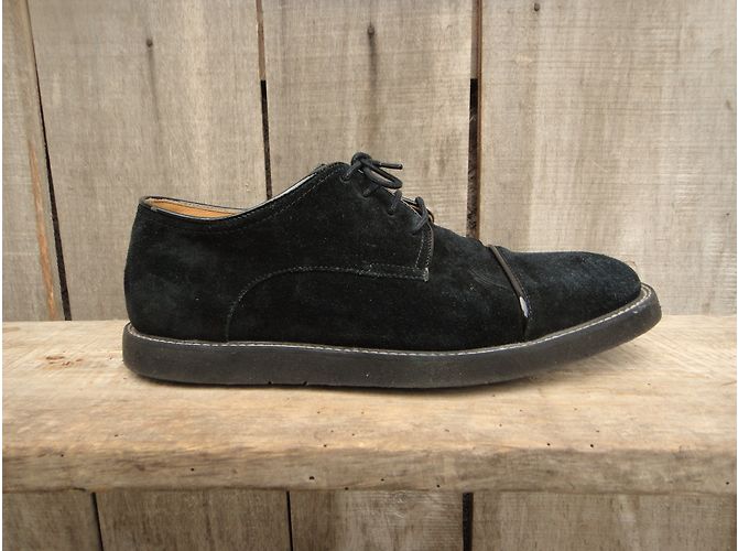 Kenzo Derby Clif in pelle nera 42 Nero - vista 4