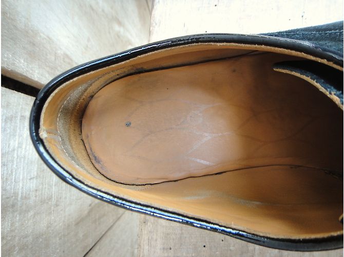 Kenzo Derby Clif in pelle nera 42 Nero - vista 5