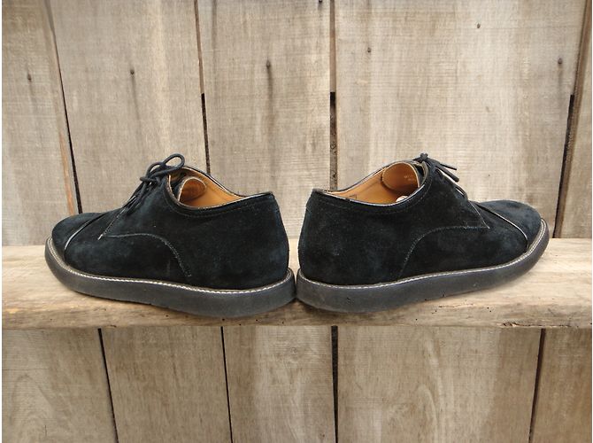 Kenzo Derby Clif in pelle nera 42 Nero - vista 8