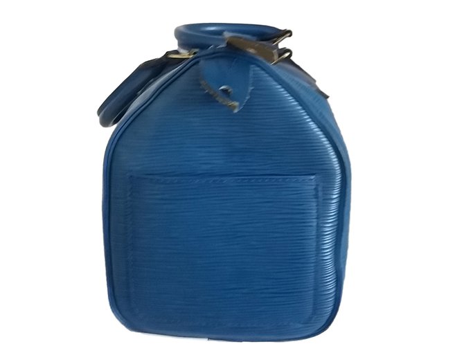 Speedy Louis Vuitton Handtasche Blau - Ansicht 2