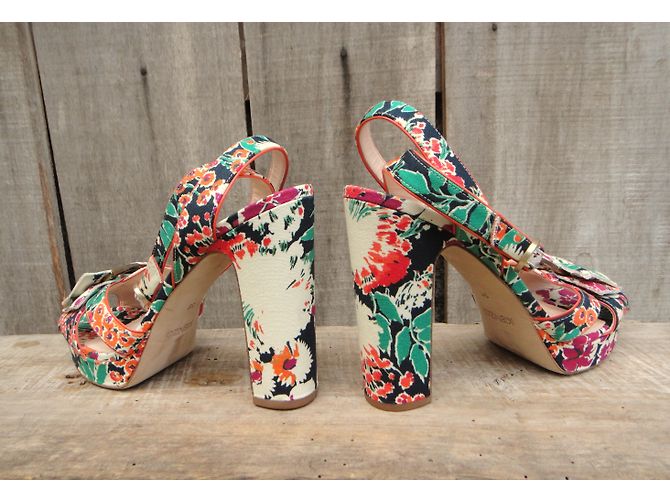 Sandali Kenzo in pelle e tessuto 38 Multicolore - vista 8