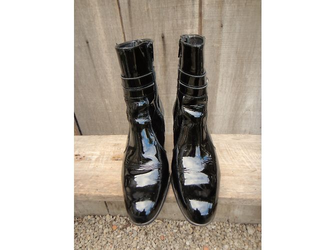 Botines Ann Tuil de charol negro - vista 5