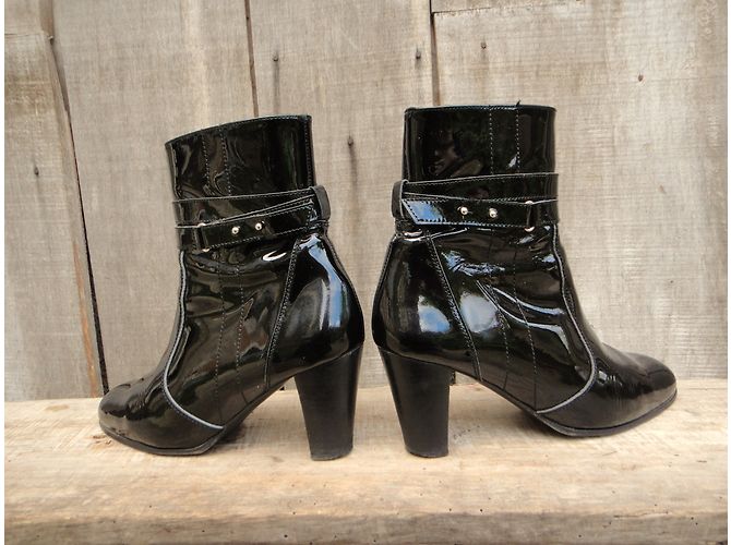 Botines Ann Tuil de charol negro - vista 6