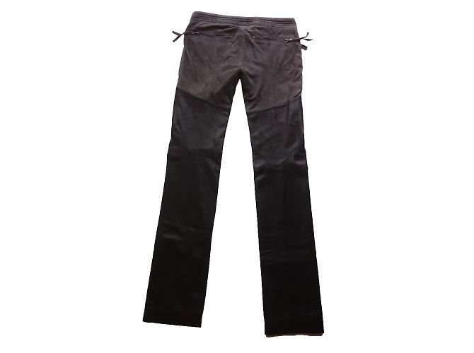 Lederhose Just Cavalli, Größe IT38 ( XS). Schwarz - Ansicht 2