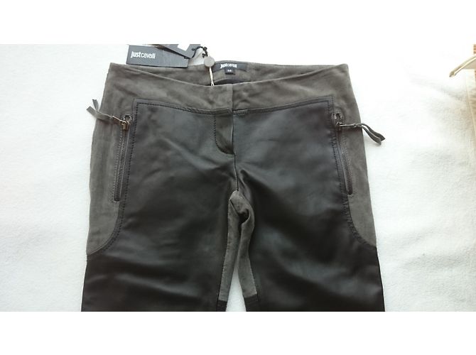 Lederhose Just Cavalli, Größe IT38 ( XS). Schwarz - Ansicht 6
