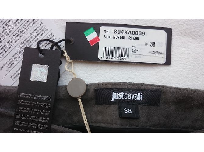 Lederhose Just Cavalli, Größe IT38 ( XS). Schwarz - Ansicht 7