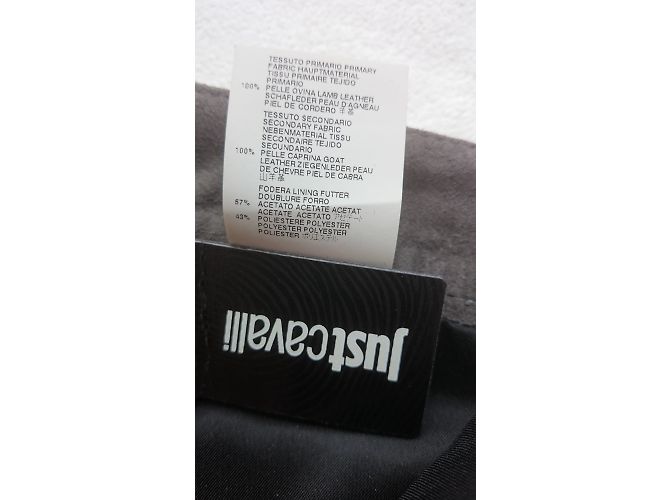 Lederhose Just Cavalli, Größe IT38 ( XS). Schwarz - Ansicht 9