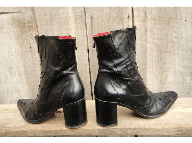 Stivaletti Free Lance in pelle nera taglia 38 Nero - vista 5
