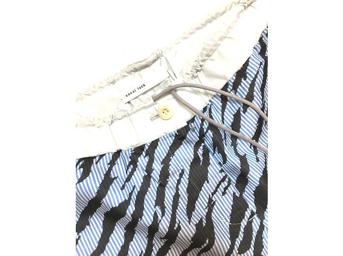 Sacai Luck Pantalones, polainas Azul - vista 3