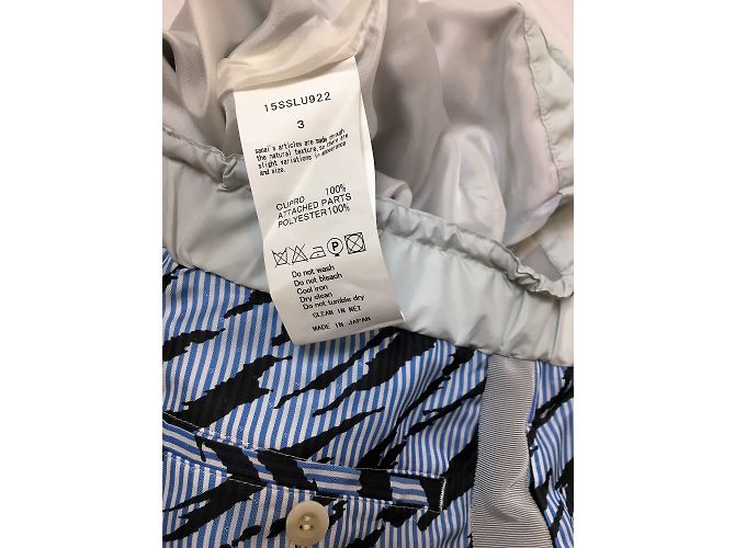 Sacai Luck Pantalones, polainas Azul - vista 4