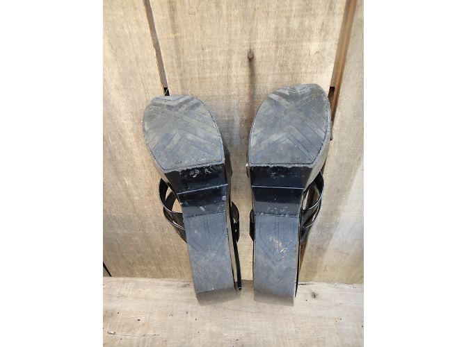 Sandalias Robert Clergerie Paoli de charol negro - vista 7