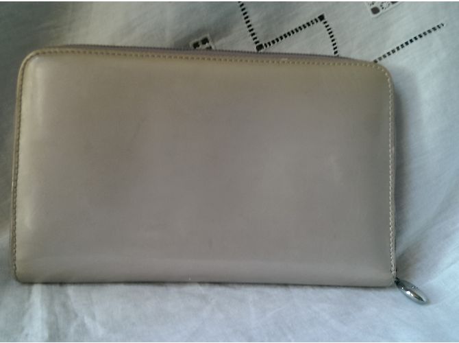 Cartera Christian Dior Piel Barnizada Beige Rosa - vista 4
