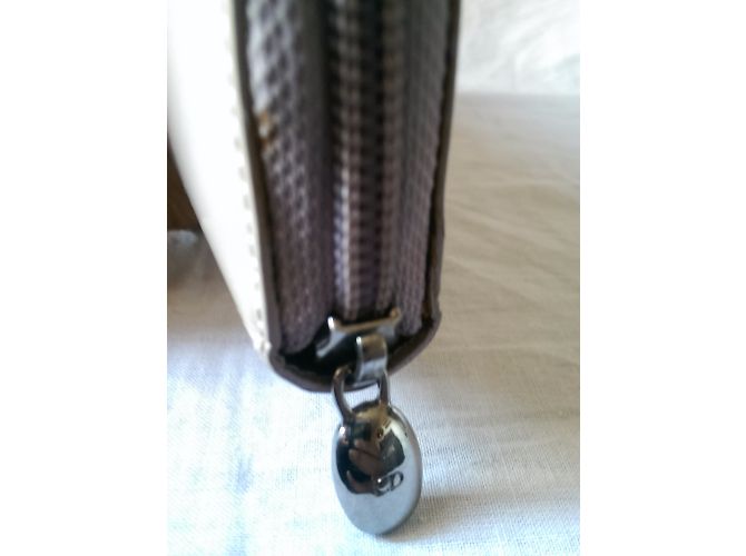 Cartera Christian Dior Piel Barnizada Beige Rosa - vista 8