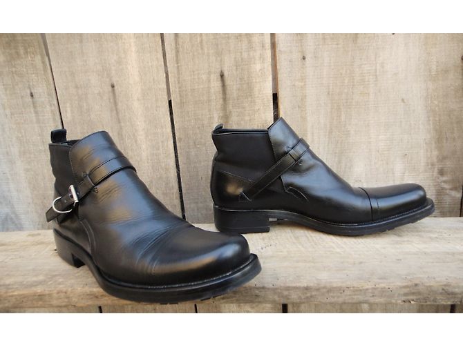 Prada Black Leather Boots - view 3