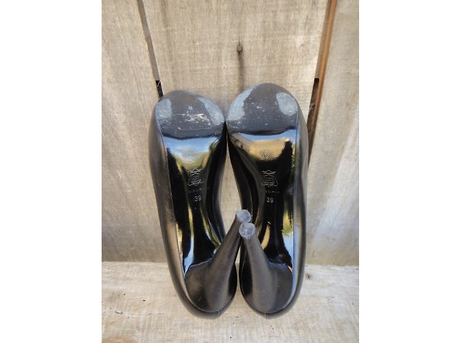 Décolleté Pierre Hardy in pelle nera taglia 39 Nero - vista 8
