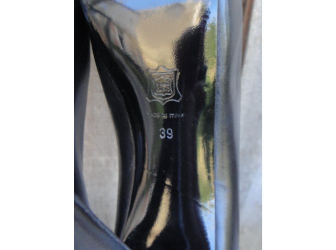 Décolleté Pierre Hardy in pelle nera taglia 39 Nero - vista 9