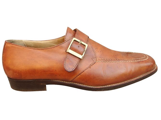 Scarpe Gucci in pelle marrone chiaro - vista 2