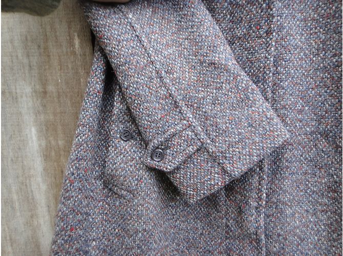Abrigo Burberry de tweed gris - vista 10