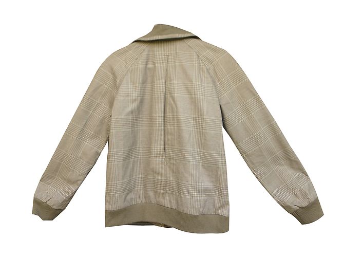 Chaqueta Lacoste de algodón gris - vista 2
