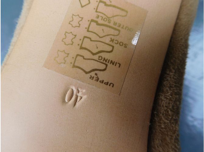 Autre Marque Décolleté aperte in scamosciato beige Bruno Premi 39,5 - vista 7