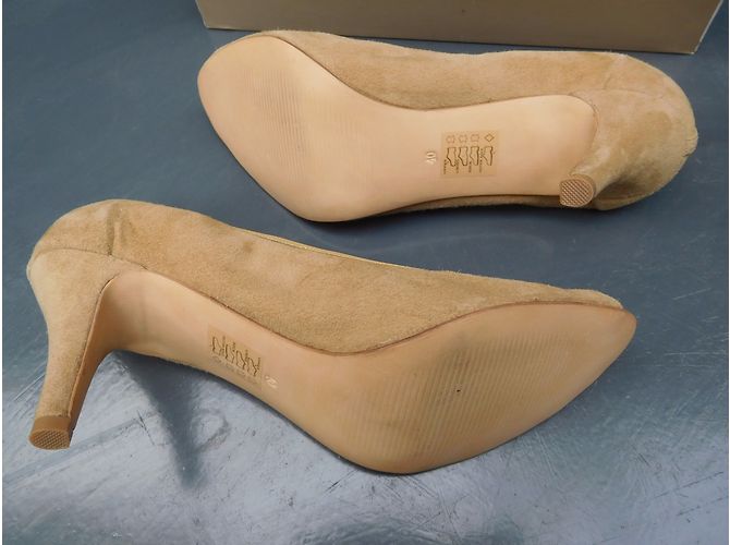 Autre Marque Décolleté aperte in scamosciato beige Bruno Premi 39,5 - vista 8
