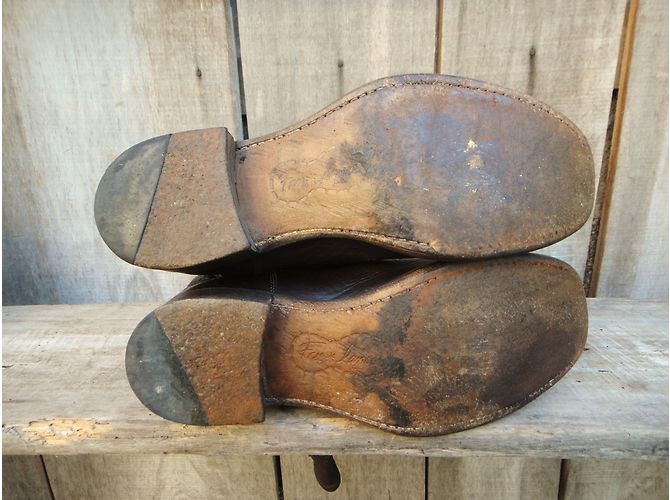 Botas Geronimo Free Lance de cuero marrón Castaño - vista 8