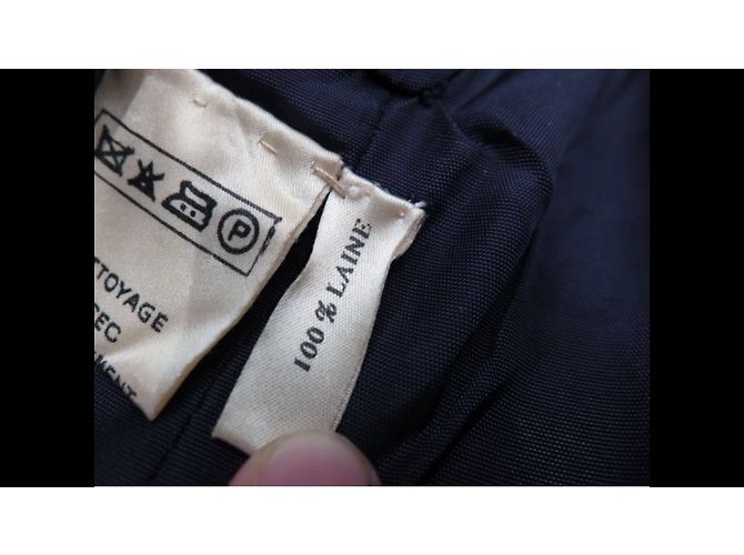 Hermès Impermeabili Blu navy - vista 5