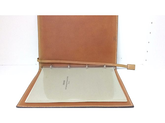 Hermès Set di 2 casi di agenda Nero Beige - vista 2