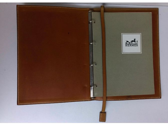 Hermès Set di 2 casi di agenda Nero Beige - vista 6