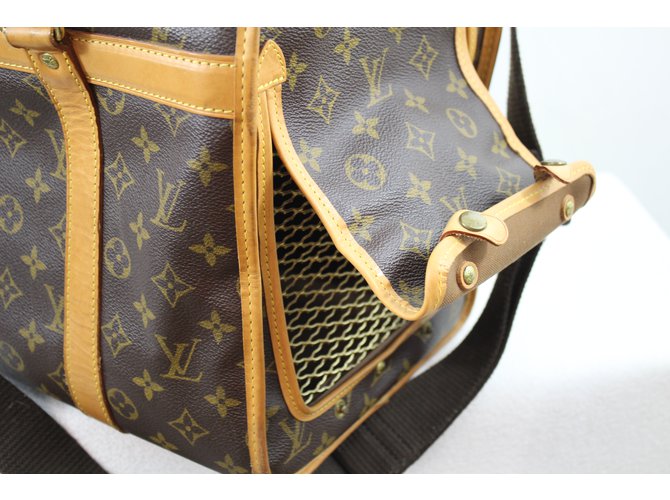 Louis Vuitton Pet Carrier Marrone scuro - vista 5