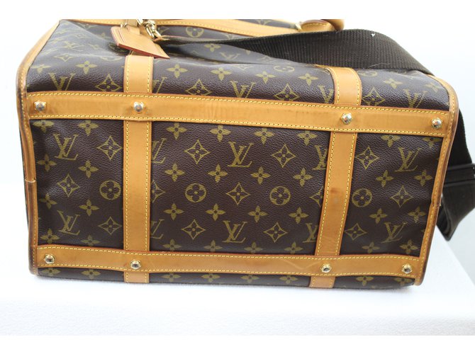 Louis Vuitton Pet Carrier Marrone scuro - vista 6