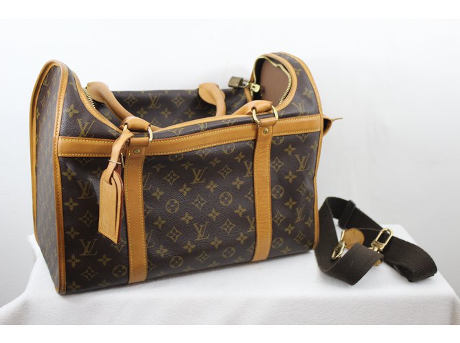 Louis Vuitton Pet Carrier Marrone scuro - vista 9