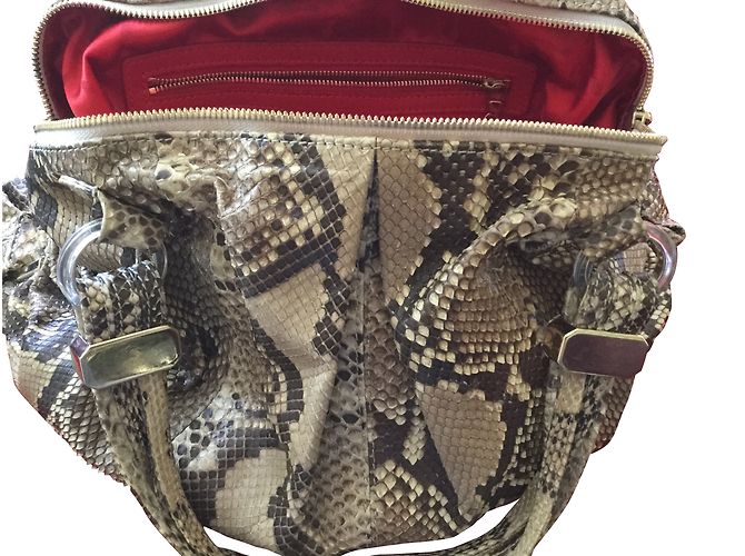 Bolsa Christian Louboutin em python - vista 2