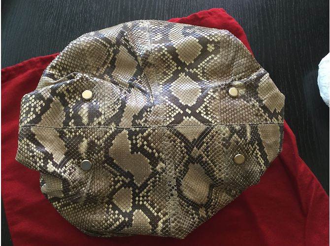 Bolsa Christian Louboutin em python - vista 5