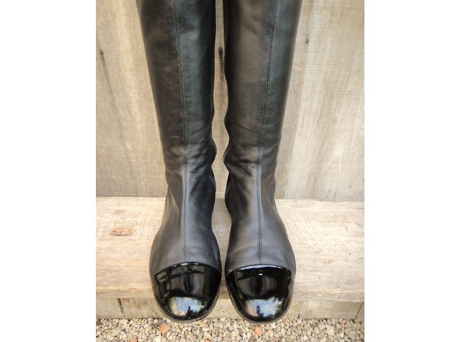 Botas de cuero negras Colisee De Sacha Negro - vista 4
