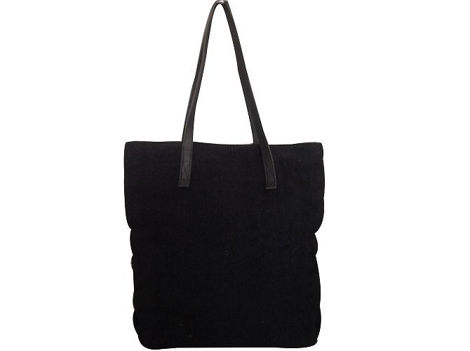 Borsa Tote Hipanema in tela nera con paillettes argento Nero Blu Verde oliva - vista 2