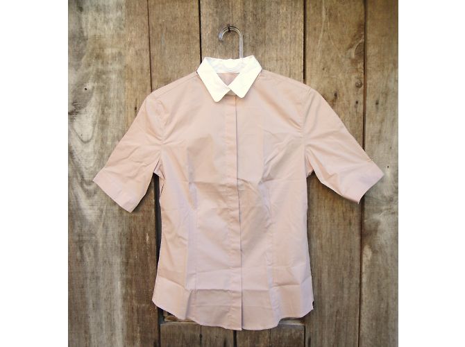 Camicia Paul Smith Black Label Rosa e Bianca in Cotone - vista 4