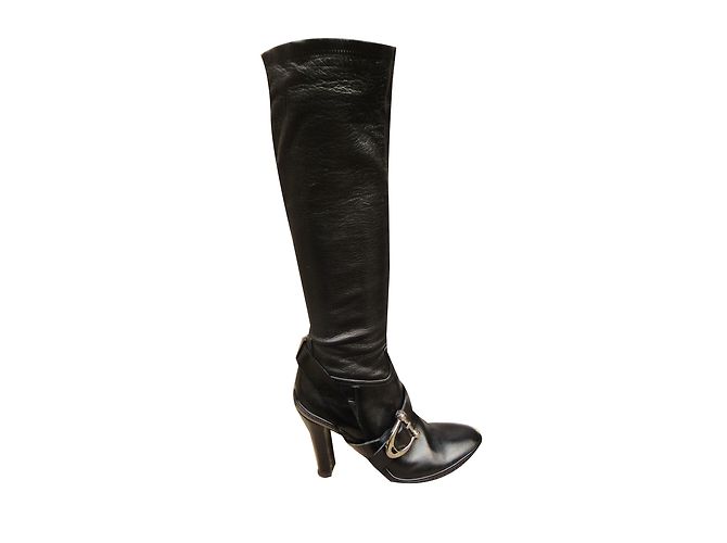 Botas Céline de piel negra Talla 39 Negro - vista 2