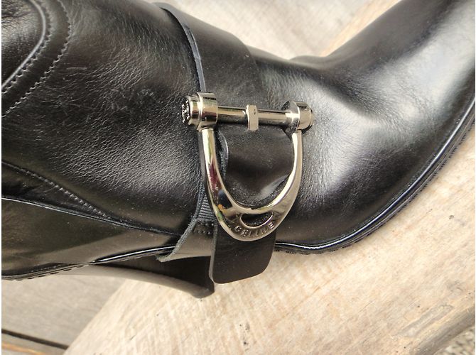Botas Céline de piel negra Talla 39 Negro - vista 9