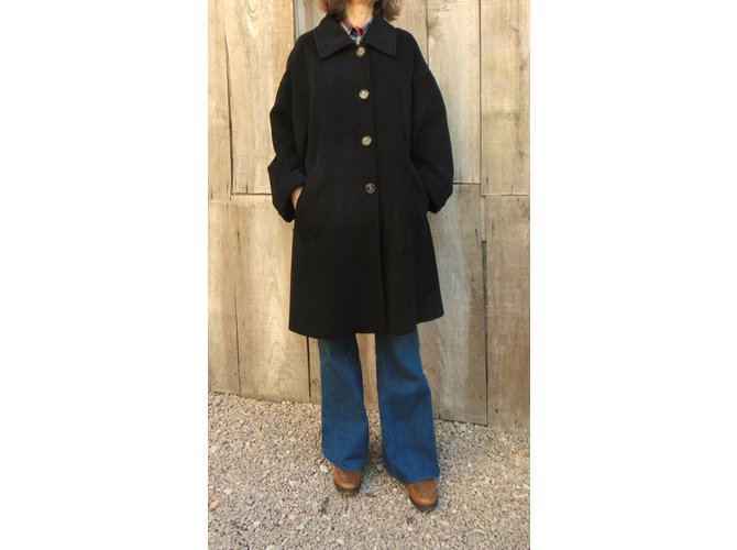 Abrigo Max Mara de lana negro - vista 3