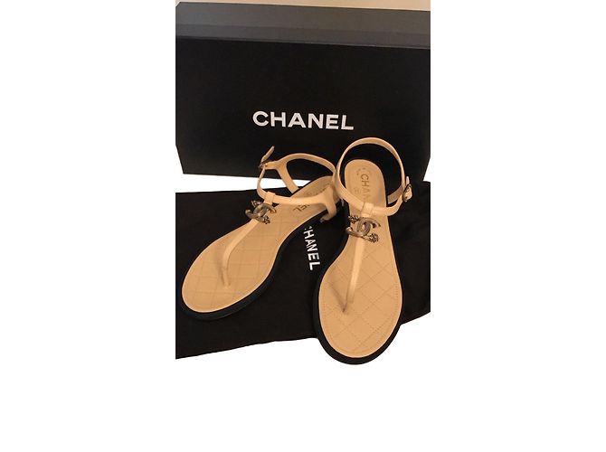 Chanel Sandalen Beige - Ansicht 2