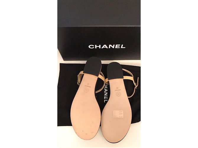 Chanel Sandalen Beige - Ansicht 4