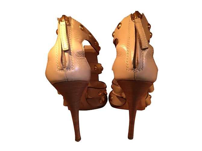 Sandali Giuseppe Zanotti in pelle nude 10 cm - vista 2
