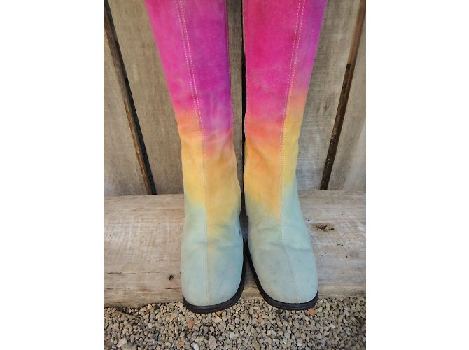 Free Lance Stiefel aus mehrfarbigem Wildleder Größe 37 Mehrfarben - Ansicht 3