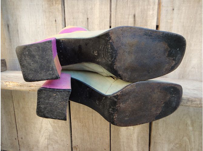 Free Lance Stiefel aus mehrfarbigem Wildleder Größe 37 Mehrfarben - Ansicht 6