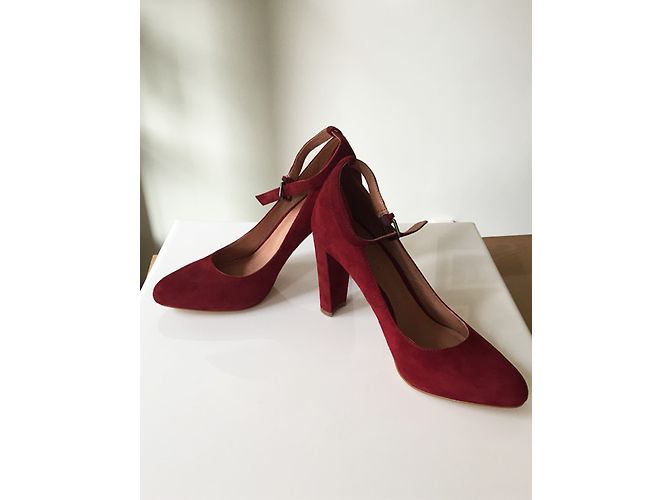 Madewell Escarpins Bordeaux - vue 3