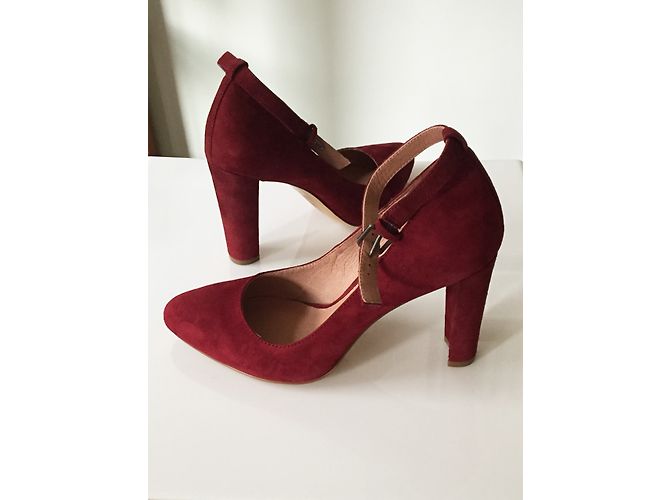 Madewell Escarpins Bordeaux - vue 4