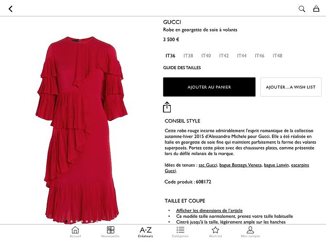 Gucci Robe - vue 3