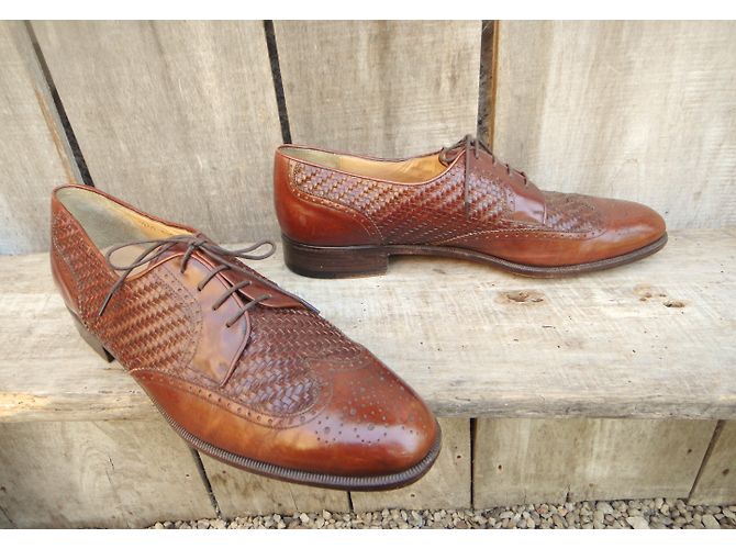 Scarpe Derby Salvatore Ferragamo in pelle marrone - vista 3
