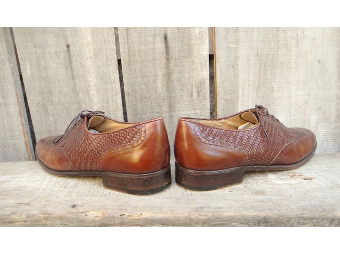 Scarpe Derby Salvatore Ferragamo in pelle marrone - vista 5